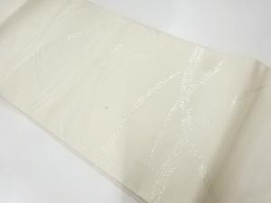 アンティーク　 紗 芝草模様織出し袋帯（材料）